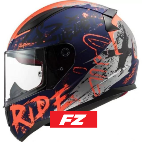 Casco 353 Rapid NAUGHTY Azul Naranja